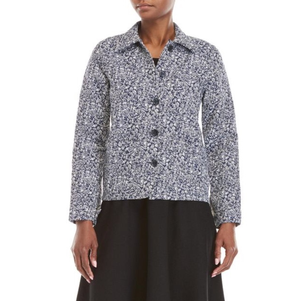 Le Mont St Michel Women's Cotton Jacquard Jacket with Pockets!